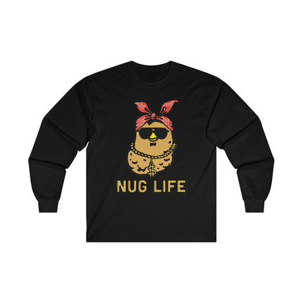 Nug Life Chicken Nugget Ultra Cotton Long Sleeve Tee