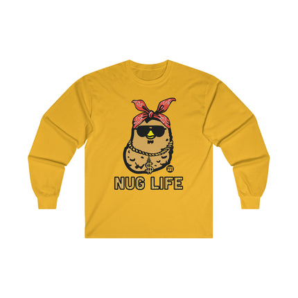 Nug Life Chicken Nugget Ultra Cotton Long Sleeve Tee