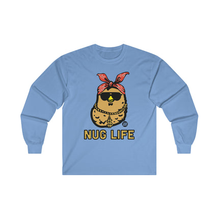 Nug Life Chicken Nugget Ultra Cotton Long Sleeve Tee