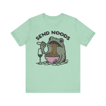 Send Noods Frog Tee, Funny Frog Send Noodles Tshirt