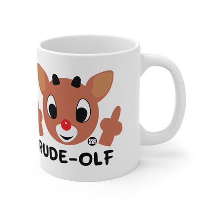 Rude Olf Rudolf Ceramic Mug