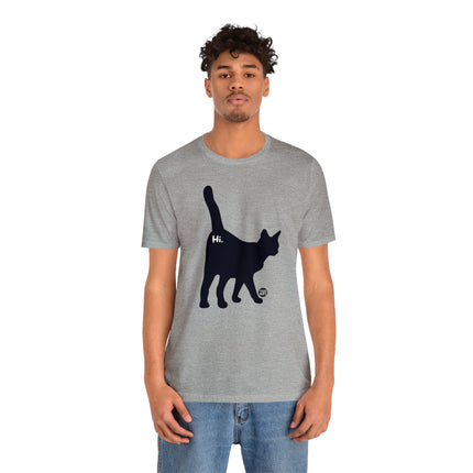 Cat Butt Hi Unisex Short Sleeve Tee