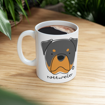 Dog Breeds Rottweiler Ceramic Mug
