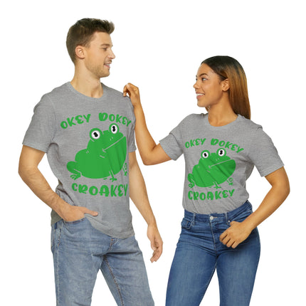 Oakey Dokey Croakey Unisex Short Sleeve Tee