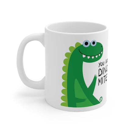 dino mite dinosaur Ceramic Mug