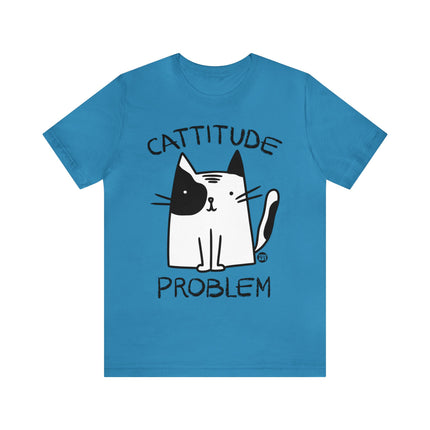 Cattitude Problem Cat Unisex Tee