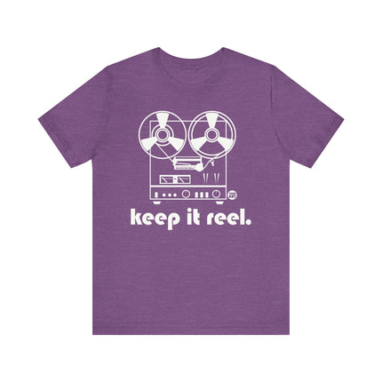 Keep It Reel 90s Vibes Tshirt, Keep It Real Pun Tee