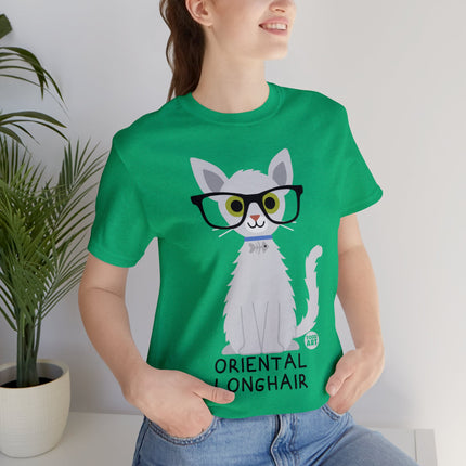 Bow Wow Meow Oriental Longhair Unisex Tee