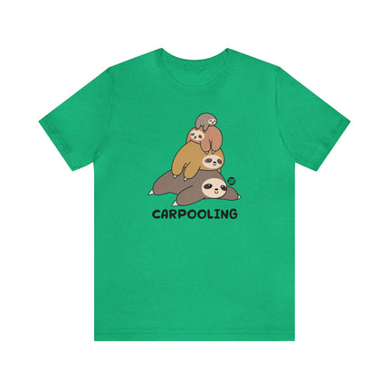 Sloth Stack Carpooling Unisex Tee