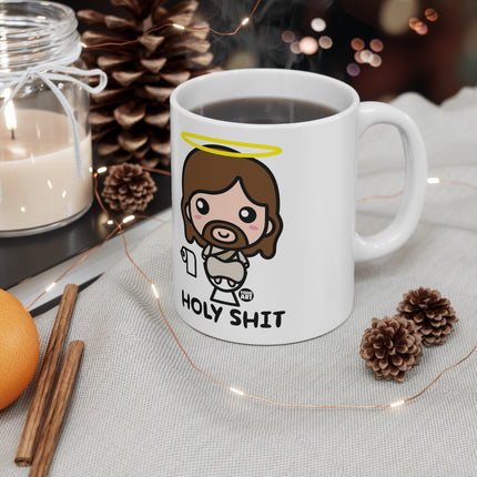 Holy Shit Jesus Ceramic Mug