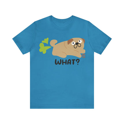 What Fart Dog Unisex Short Sleeve Tee