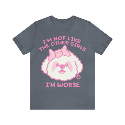 Now Like Other Girls Dog Unisex Short Sleeve Tee