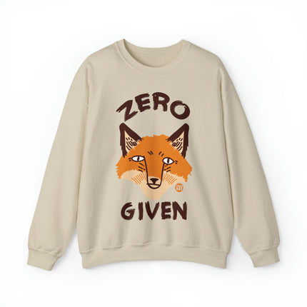 Zero Fox Given Crewneck Sweatshirt