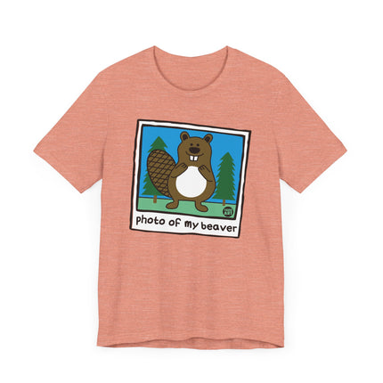 Funny "PHOTO OF MY BEAVER" Tee Shirt