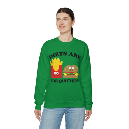 Diets Are For Quitters Crewneck Sweatshirt