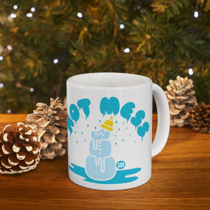 Hot Mess Snowman Christmas Ceramic Mug