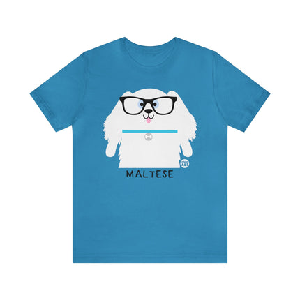 Bow Wow Meow Maltese Unisex Tee