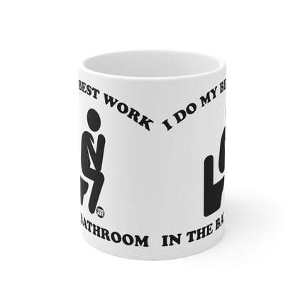 Best Work Bathroom Ceramic Mug
