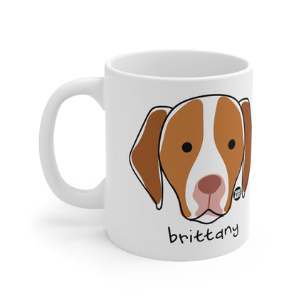 Dog Breeds Brittany Ceramic Mug