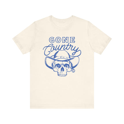 Gone Country Skull Tee, Funny Country Skull Tshirt