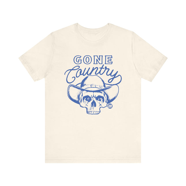 Gone Country Skull Tee, Funny Country Skull Tshirt