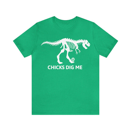 Chicks Dig Me Dinosaur Unisex Tee