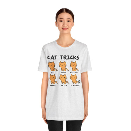 Cat Tricks Tee, Funny Cat Tees, Funny Cat Owner Tshirt