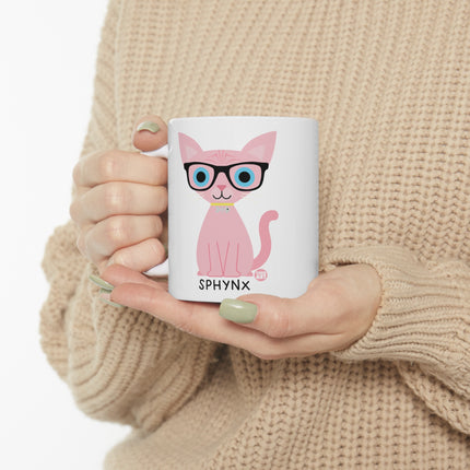 Bow Wow Meow Sphynx Ceramic Mug