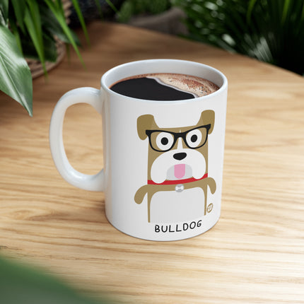 Bow Wow Meow Bulldog Ceramic Mug