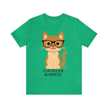 Bow Wow Meow European Burmese Unisex Tee