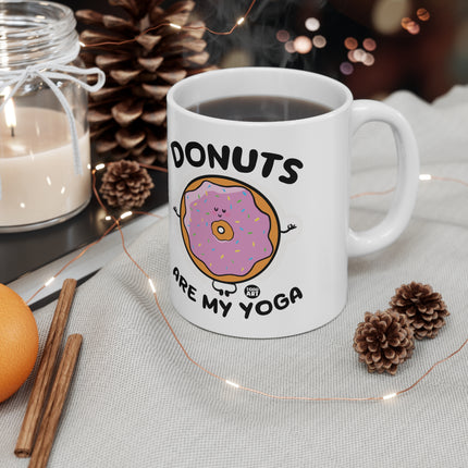 donuts yoga Ceramic Mug