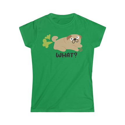 What Fart Dog Women's Softstyle Tee