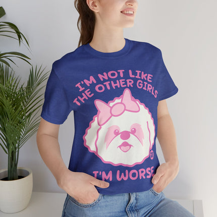 Now Like Other Girls Dog Unisex Short Sleeve Tee