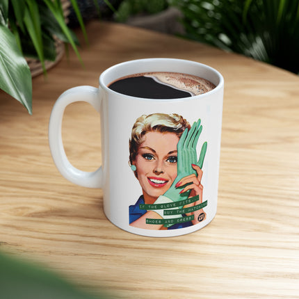 Retro Housewives If The Glove Fits Coffee Mug