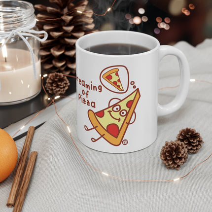 dreaming of pizza Ceramic Mug