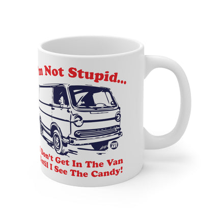 Not Stupid Candy Van Ceramic Mug