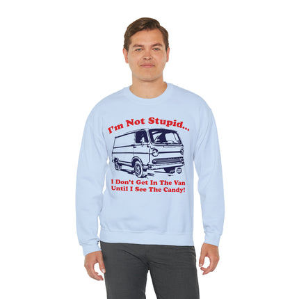 Not Stupid Candy First Candy Van Crewneck Sweatshirt