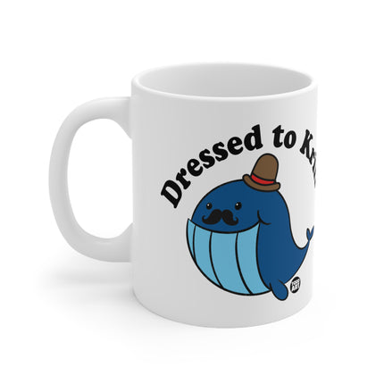 dressed to krill whale Ceramic Mug