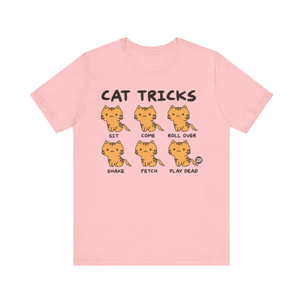 Cat Tricks Tee, Funny Cat Tees, Funny Cat Owner Tshirt