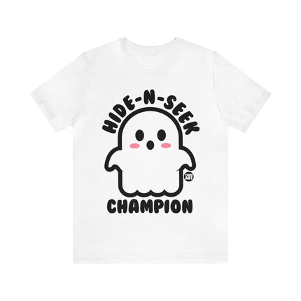 Hide and Seek Champion Unisex Short Sleeve Tee