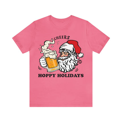 Hoppy Holidays Santa Beer Unisex Tee