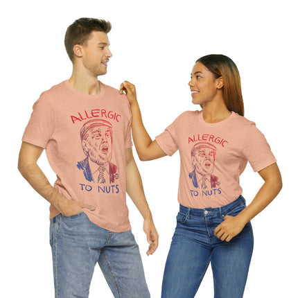 Allergic To Nuts Unisex Tee