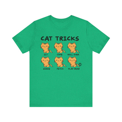 Cat Tricks Tee, Funny Cat Tees, Funny Cat Owner Tshirt