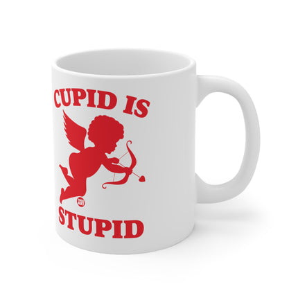 Cupid is Stupid Ceramic Mug
