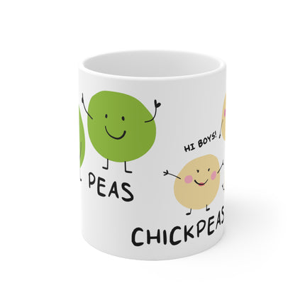 Peas Chickpeas Ceramic Mug