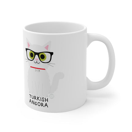 Bow Wow Meow Turkish Angora Ceramic Mug