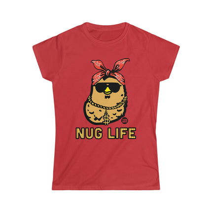 Nug Life Chicken Nugget Women's Softstyle Tee