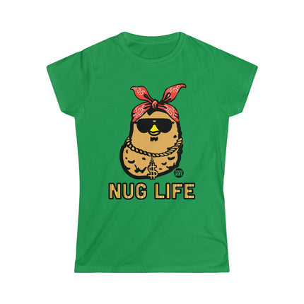 Nug Life Chicken Nugget Women's Softstyle Tee