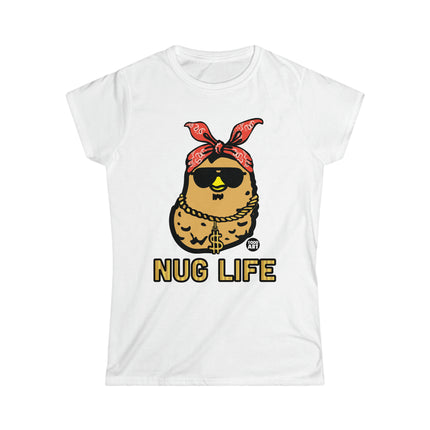 Nug Life Chicken Nugget Women's Softstyle Tee