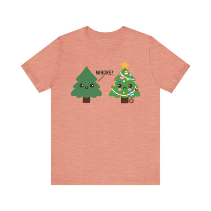 Funny "WHORE XMAS TREE"  ChristmasTee Shirt